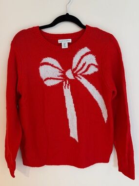 Cupcakes and Cashmere Christmas Bow Sweater
